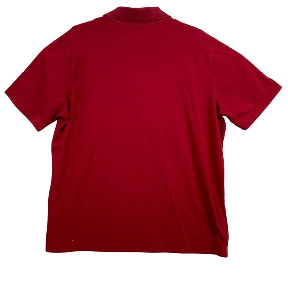 Merona Men's Polo Shirt XL Red Cotton/Polyester Blend - Picture 2 of 8